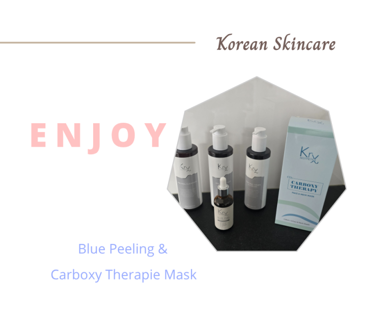 KRX Aesthetics Carboxy producten Verpakkingsproducten van KRX Aesthetics Carboxy gebruikt tijdens gezichtsbehandelingen